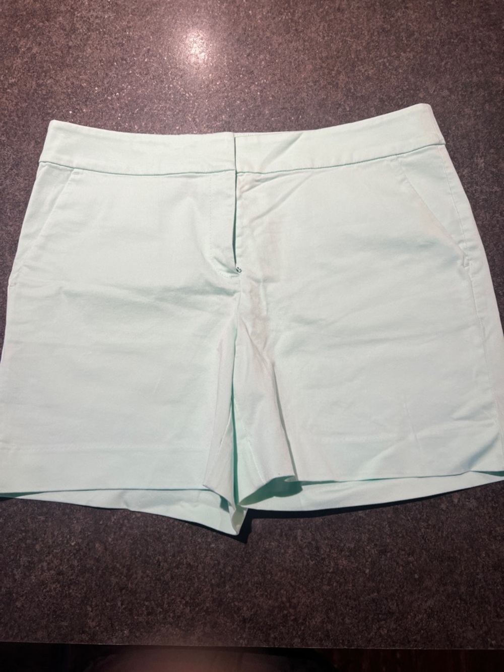 Women’s Mint Green Tailored Shorts